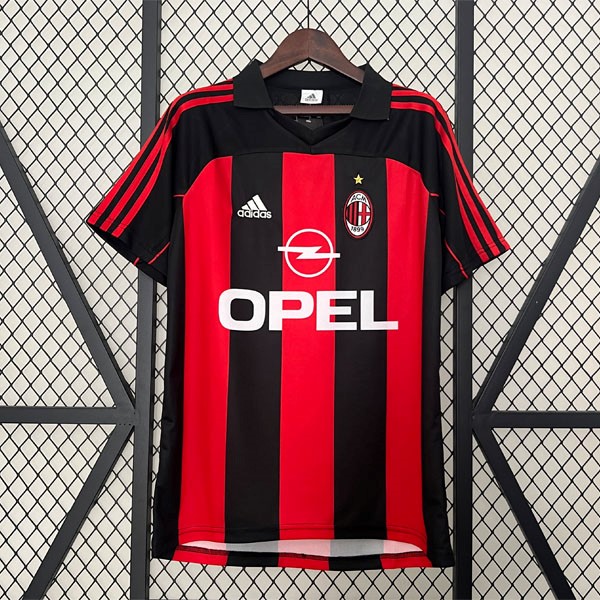 Tailandia Camiseta AC Milan 1st Retro 2000 2002